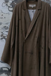 Mutedance 24 Autumn and Winter Single Button Long Coat MD-MD24FW46-CELADON